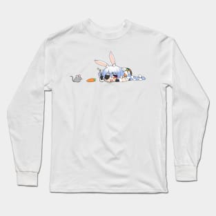 Usada Pekora Chibi Long Sleeve T-Shirt